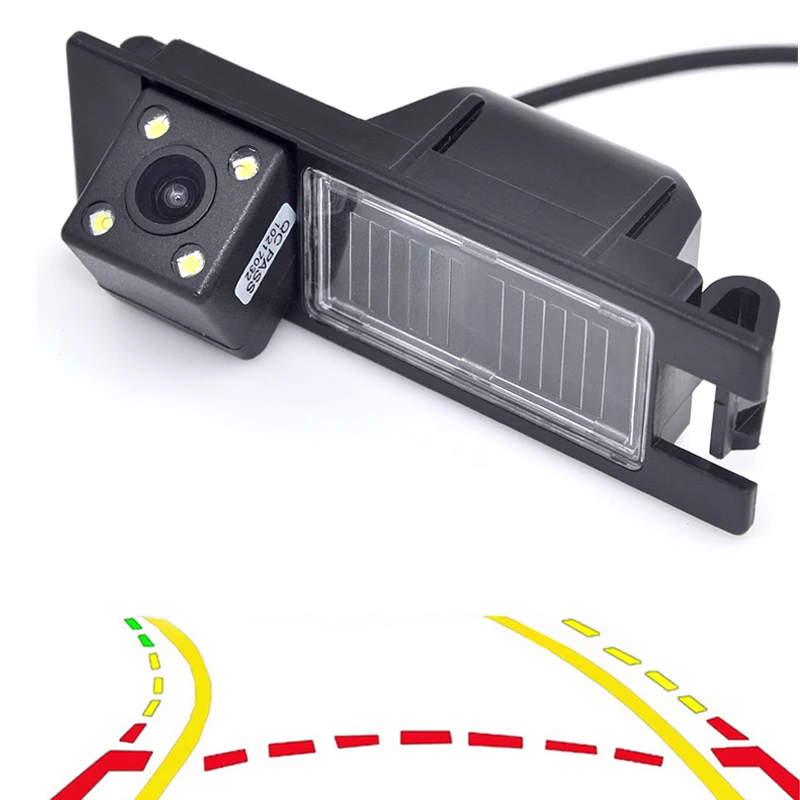 Koop Variabele Dynamische Tracks Auto Achteruitrijcamera Back Camera Voor Opel Astra H J Corsa Meriva Vectra Zafira Insignia FIAT Grande buick Regal