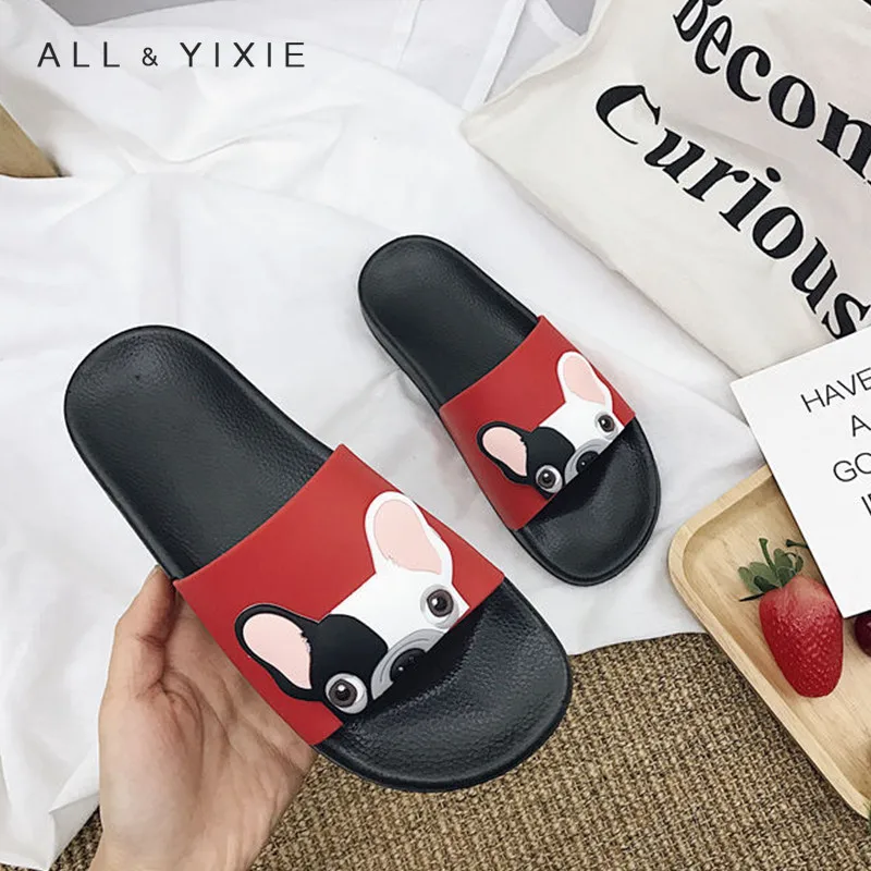 Все YIXIE/Новинка 2019 года женские шлепанцы модные летние милые повседневные
