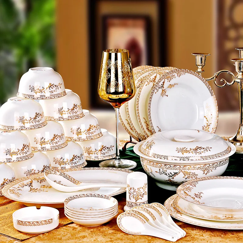 Cutlery sets dishes package 2856 skull porcelain tableware Korean