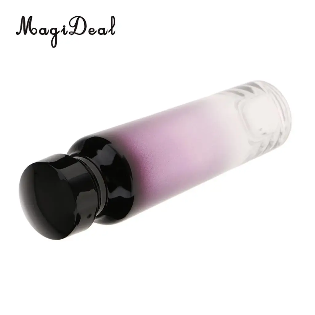 100ml Purple Glass Empty Reusable Bottle Jar Make Up Container Holder with Screw Lid for Face Treatment Lotion Essential Oil