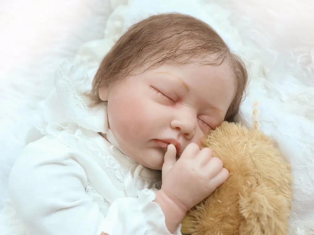 55 см Силиконовые Reborn куклы Baby живой реалистичный Boneca Bebe реалистичные настоящая