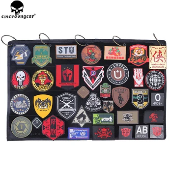 

EMERSONGEAR Patch Collection Book Tactics Accessories Peripheral Products Patch Collection Book WG Black