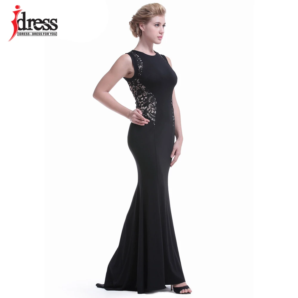 IDress Summer Women Lace Embroidery Patchwork Mermaid Dress Elegant Party Formal Gowns Maxi Long Dress Vestidos de Festa Longo  (14)