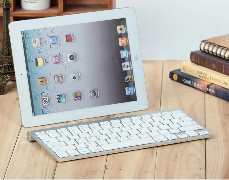 High Quality Ultra-Slim Bluetooth Keyboard Mute Tablets and Smartphones For Apple Wireless Keyboard Style IOS Android Windows pc keyboard