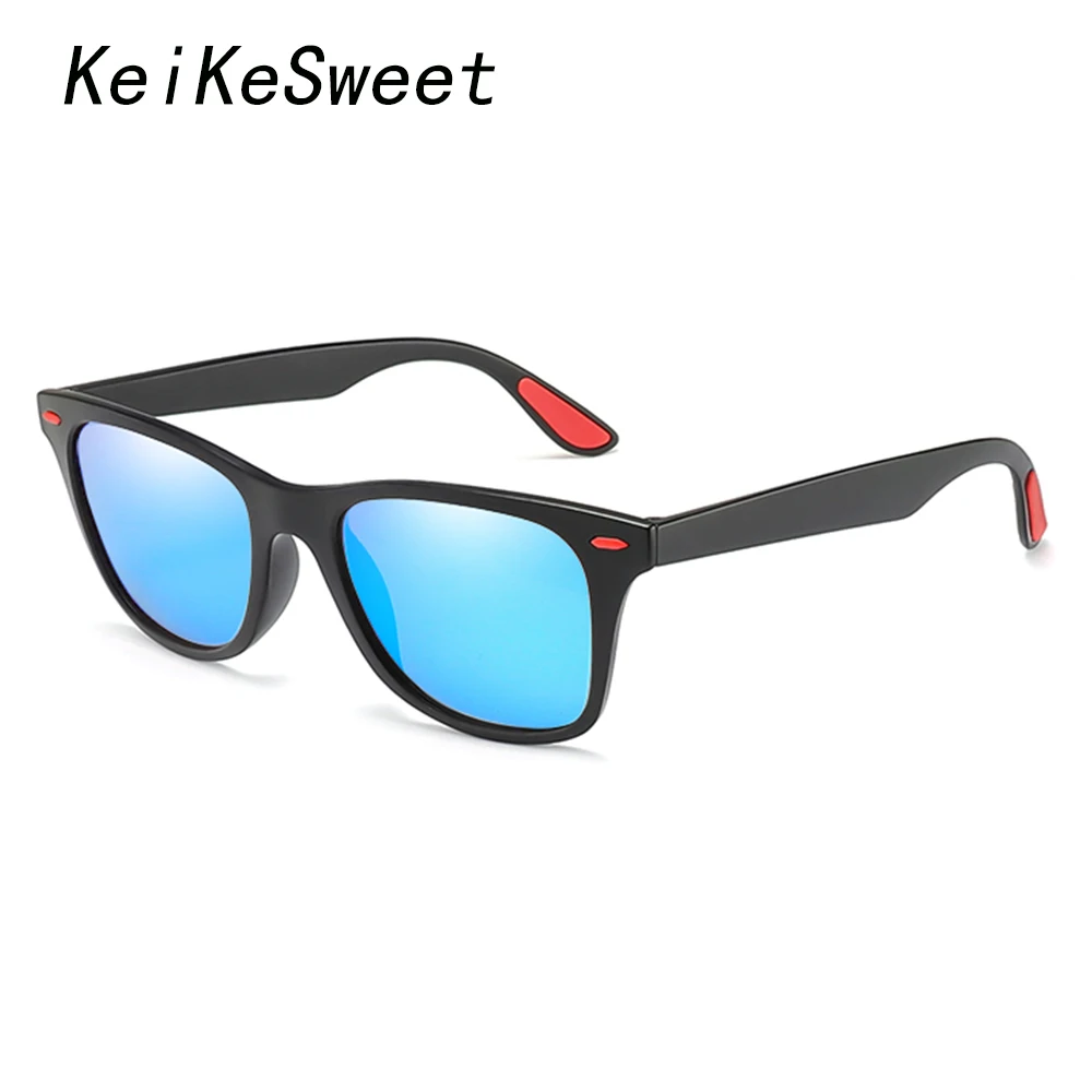 

KeiKeSweet Top Quality Brand Designer Rays UV400 Men Women Polarized Sunglasses Hot Summer Outdoor Sport Vintage Sun Glasses