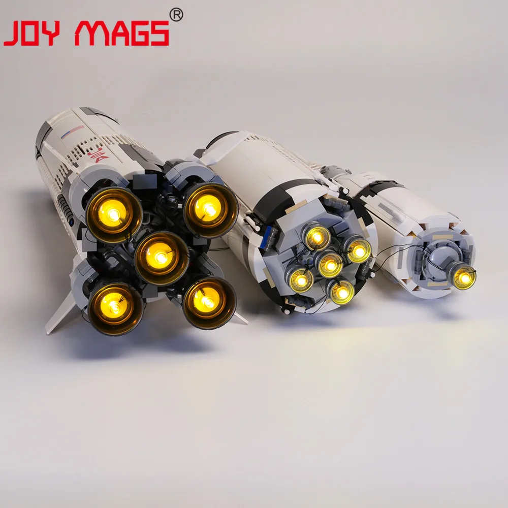 Beste VREUGDE MAGS Alleen Led Light Kit Voor De Apollo Saturn V Launch Verlichting Set Compatibel Met 21309 (NIET Inbegrepen model)