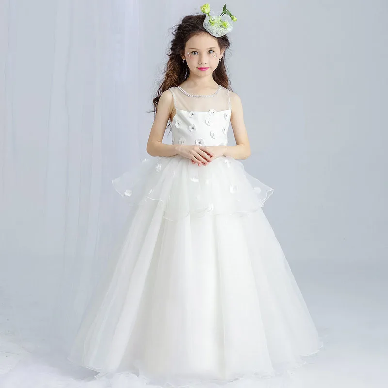 Flower girl dresses for weddings party for 3 4 5 6 7 8 9 10 11 12 13 14 ...