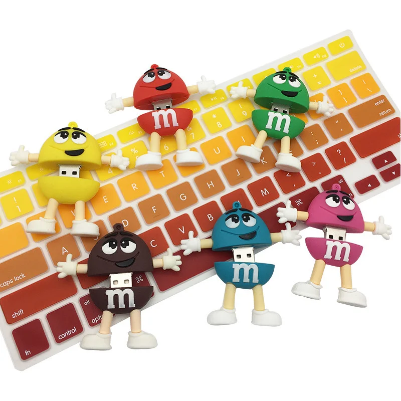 

Cartoon Chocolate USB Flash Drive High Speed usb 2.0 4GB 8GB 16GB pen drive 32GB 64GB pendrive Disk Personal Memory Stick Gift