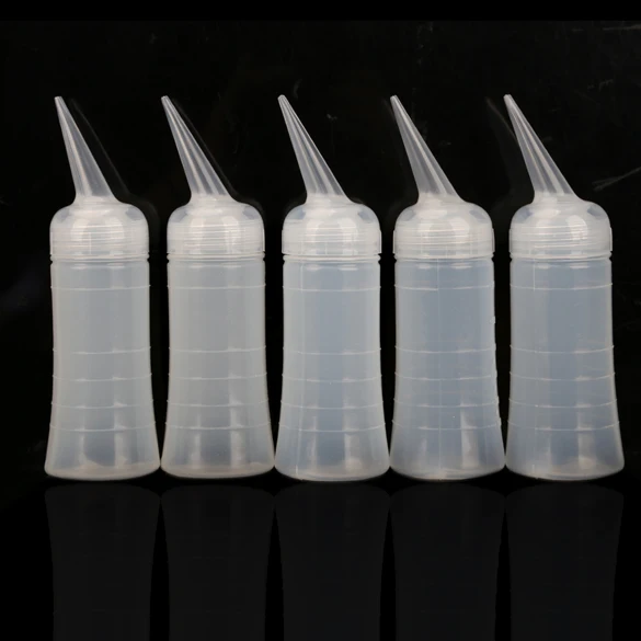 

5x Hairdressing Applicator Measuring Perm Tinting Scale Bottle Tool New