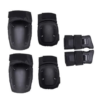 

6 Pieces/Set Unisex Skating Protective Gear Knee Elbow pads wrist Guard Cycling Skateboard Ice Skating Roller Skating Protector