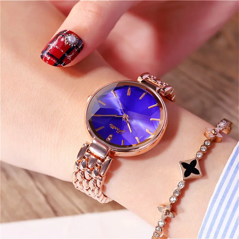 

Colorful Luxury Diamond Dial Women Watches Ladies Elegant Casual Quartz Watch Woman Stainless Steel Personality Clock Gifts