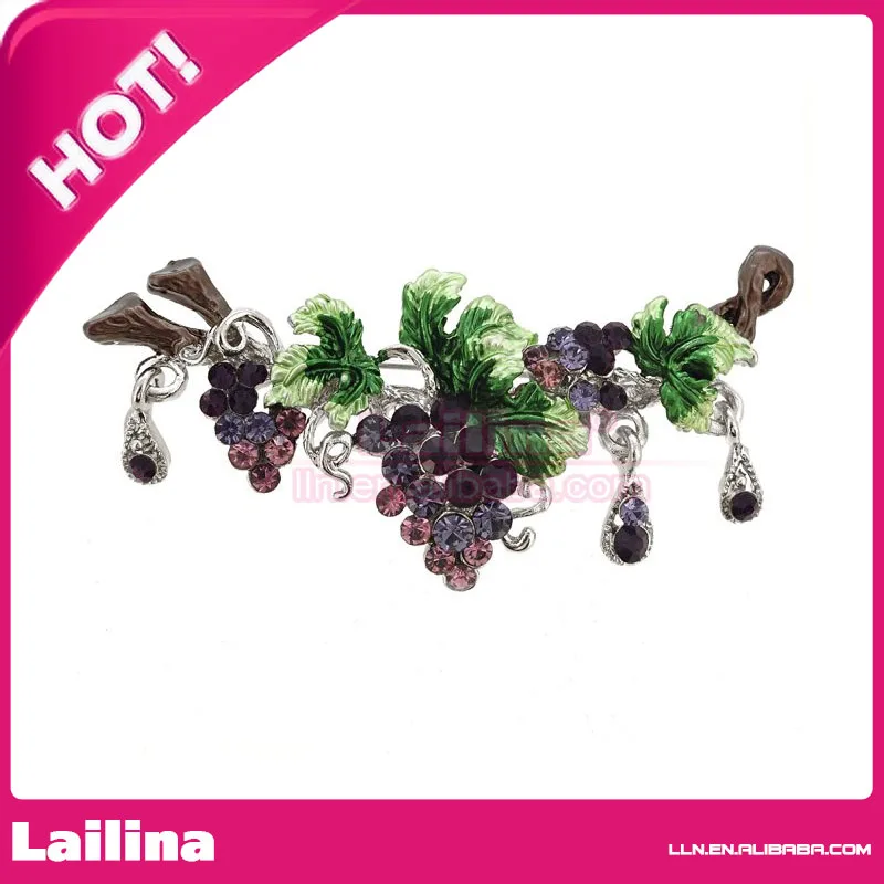

Fashion Purple Grapes Pin Brooch For Free Shipping