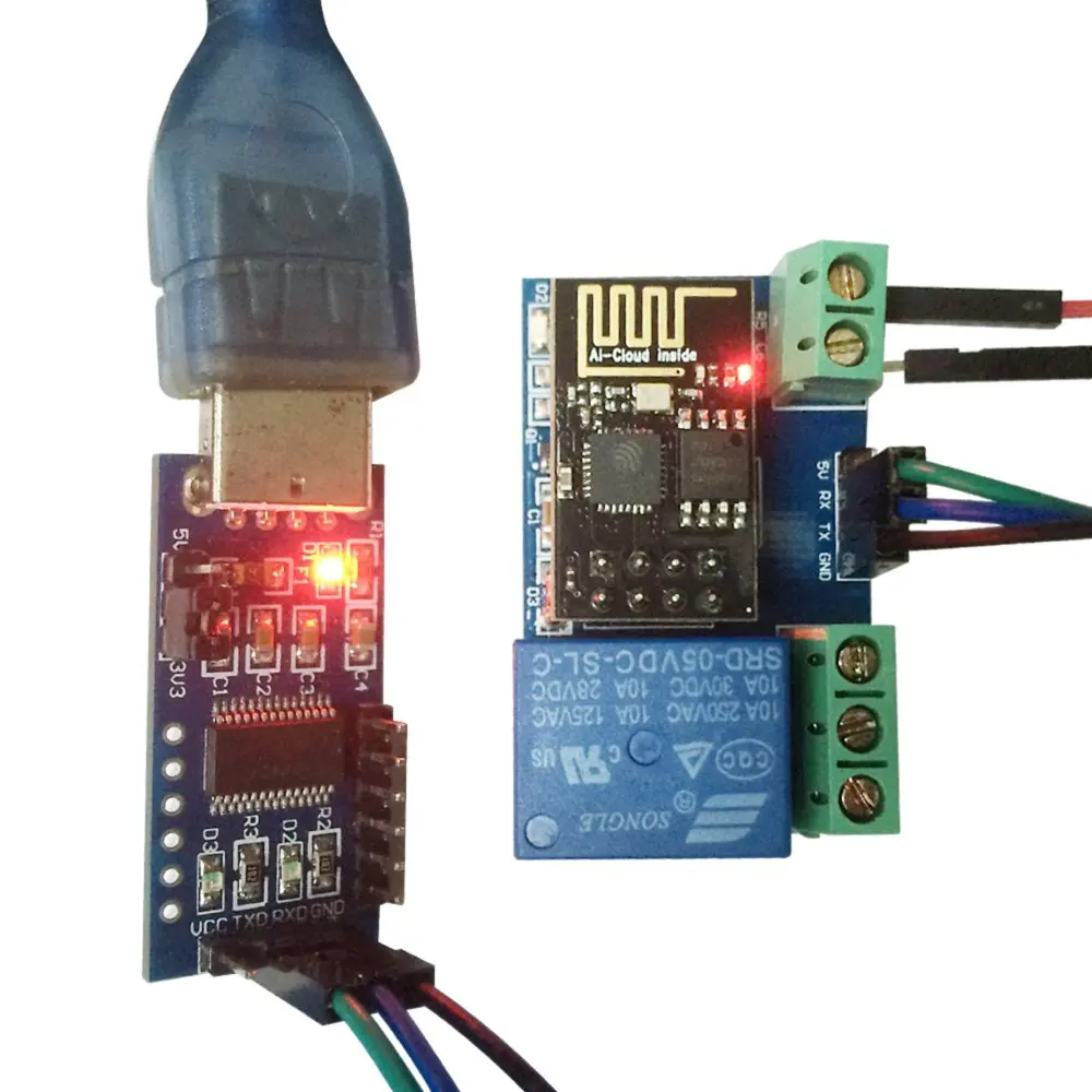 ESP8266 5 в ESP01 Wifi релейный модуль дистанционное управление переключатель телефон