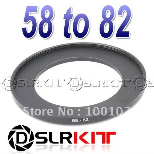 

58mm-82mm 58-82mm 58-82 mm Step Up Filter Ring Adapter