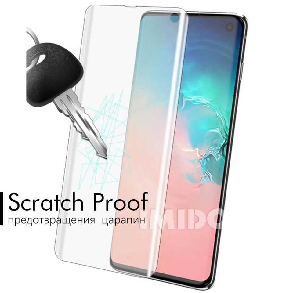 Soft film For Samsung Galaxy S10 Plus Soft TPU Front Full Cover S8 S9 Plus Note 8 9 Screen Protector Transparent Protective Film + Clean Tools 3