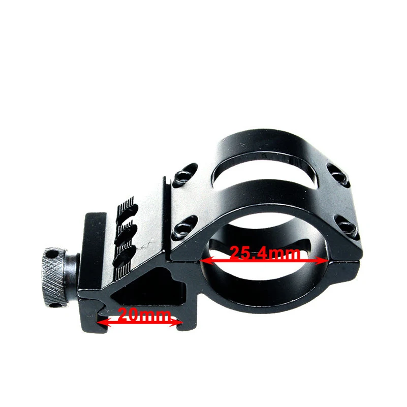 45 درجة الأوفست qd مع 25.4/30 ملليمتر خاتم بندقية قوس كليب جبل تناسب 20 ملليمتر جبل picatinny السكك الصيد