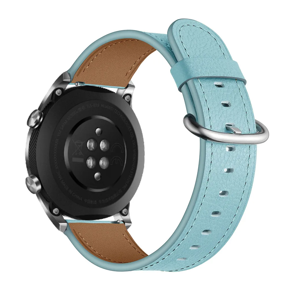 Для Huawei watch GT ремешок из натуральной кожи Honor magic band браслет для xiaomi huami amazfit Pace 2/gear S3
