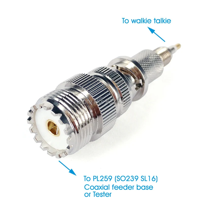 RF coaxial connector Test Adapter for Motorola GP328 10