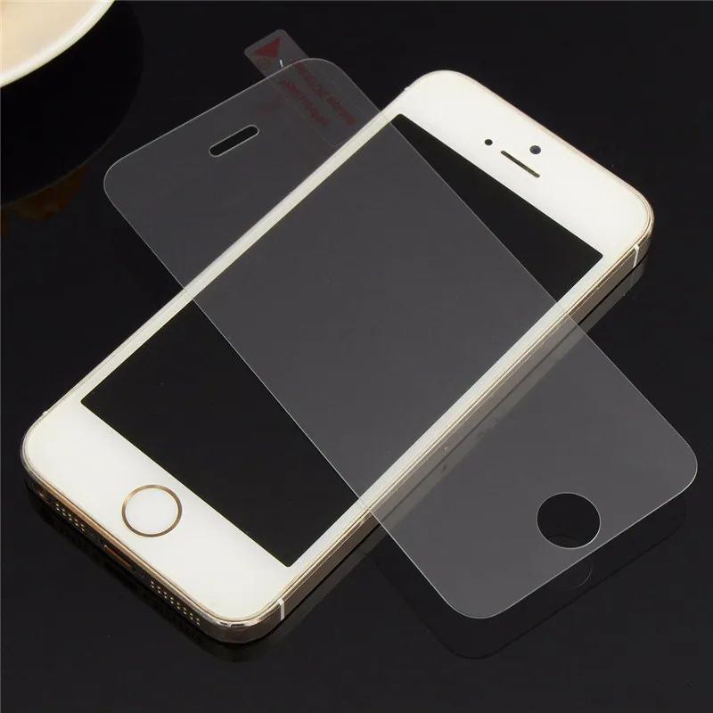 No Fingerprint Premium Tempered Glass Screen Protector For iphone 5 SE 5s 5C Frosted Glass