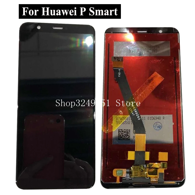 Для huawei P Smart ЖК дисплей Дисплей Сенсорный экран планшета Стекло сборки для