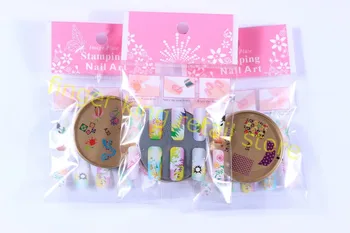 

HOT SALE! 10PCS/LOT Nail Art Image Stamping plate Nail Art Stamping Series Gloden A1-A35 4.2 Diameter Nail tools #X223