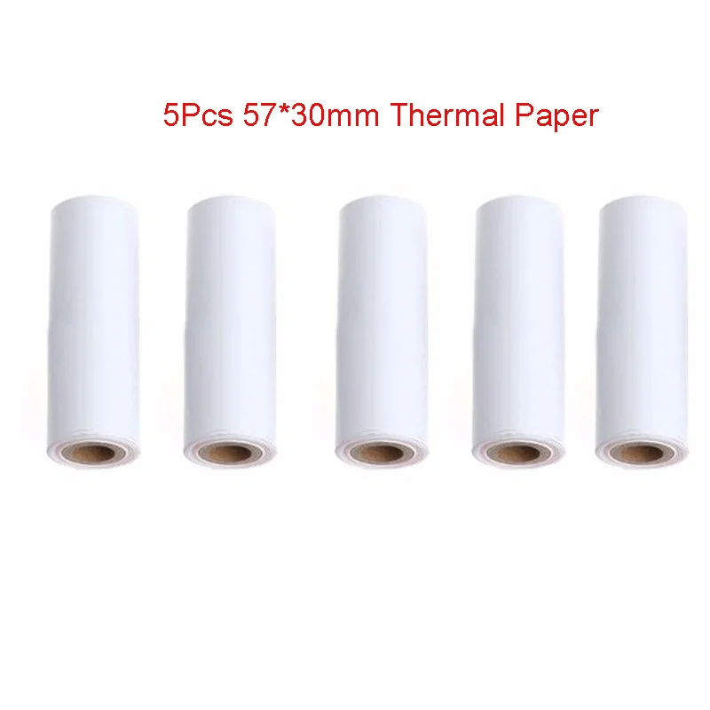 5Pcs Thermal Paper POS Cash Register Receipt Roll For 57mm* 30mm 58mm Printer