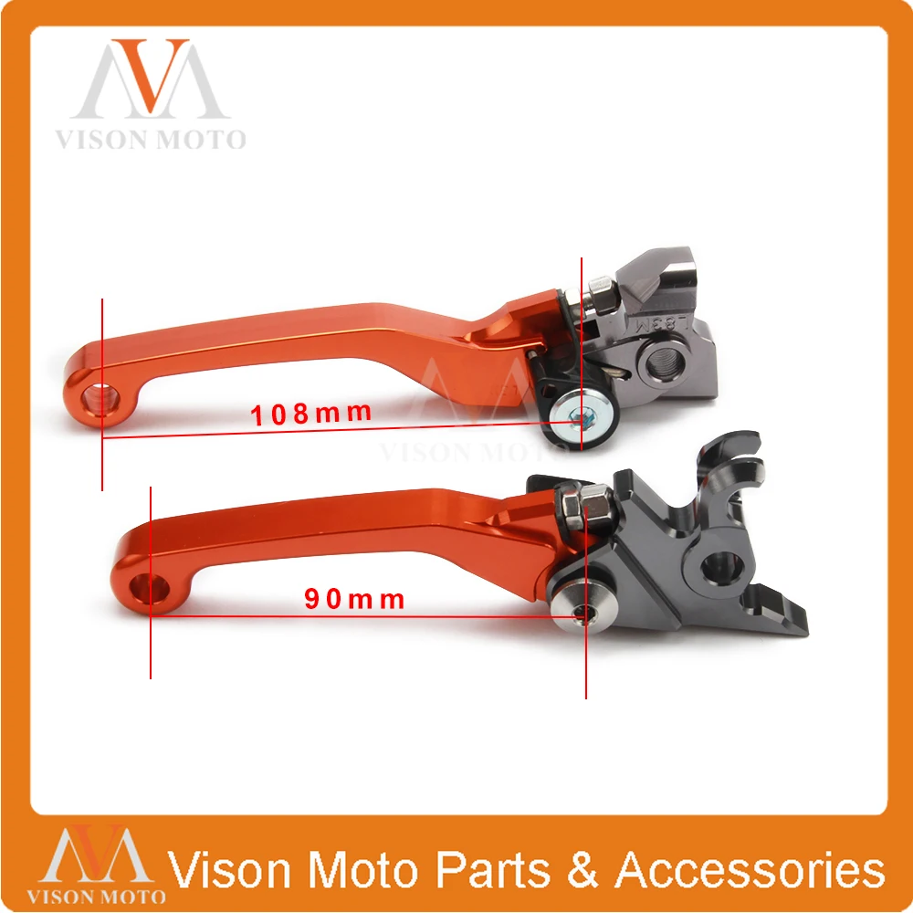 

CNC Pivot Brake Clutch Levers For KTM SXF SX XC XCF EXC XCW EXCF XCFW XCRW EXCR SXR SMR 250 300 350 400 450 500 505 525 530