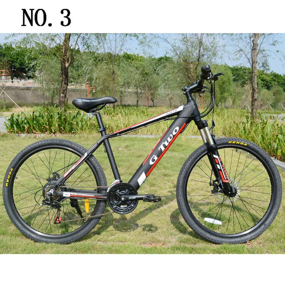 Best 26 inches Hidden Battery Electric Bicycle 48V 250W 8.7A battery  Aluminum Alloy Frame Disc Brake 21 Speed E Mountain Bike 19