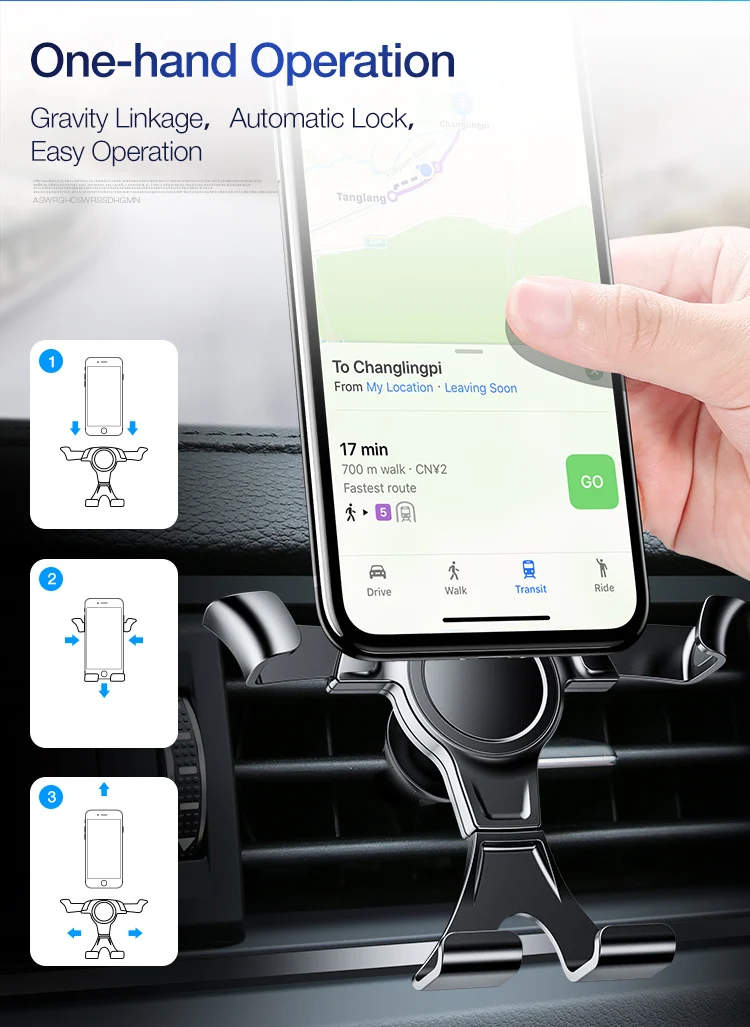 RAXFLY гравитационный Автомобильный держатель для телефона, держатель на вентиляционное отверстие автомобиля, подставка для iPhone, samsung, универсальный автомобильный держатель для мобильного телефона