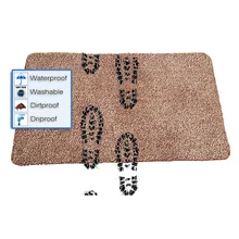 Волшебный супер абсорбирующий коврик для чистки Быстросохнущий нескользящий, дверной коврик 46x70 см P7Ding