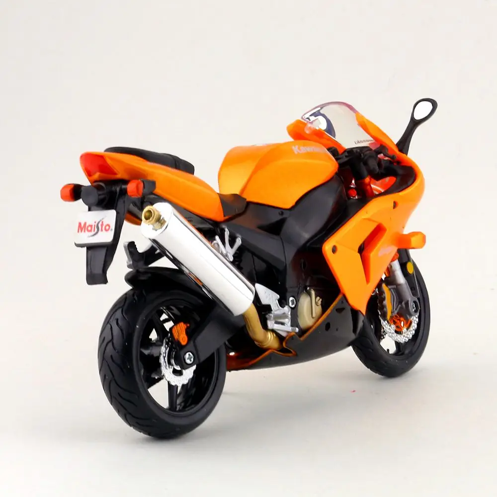 Maisto/1:12 Масштаб/Моделирование литья под давлением модель мотоцикла Игрушка/KAWASAKI Ninja ZX-10R суперкрест/деликатная детская игрушка/воротник