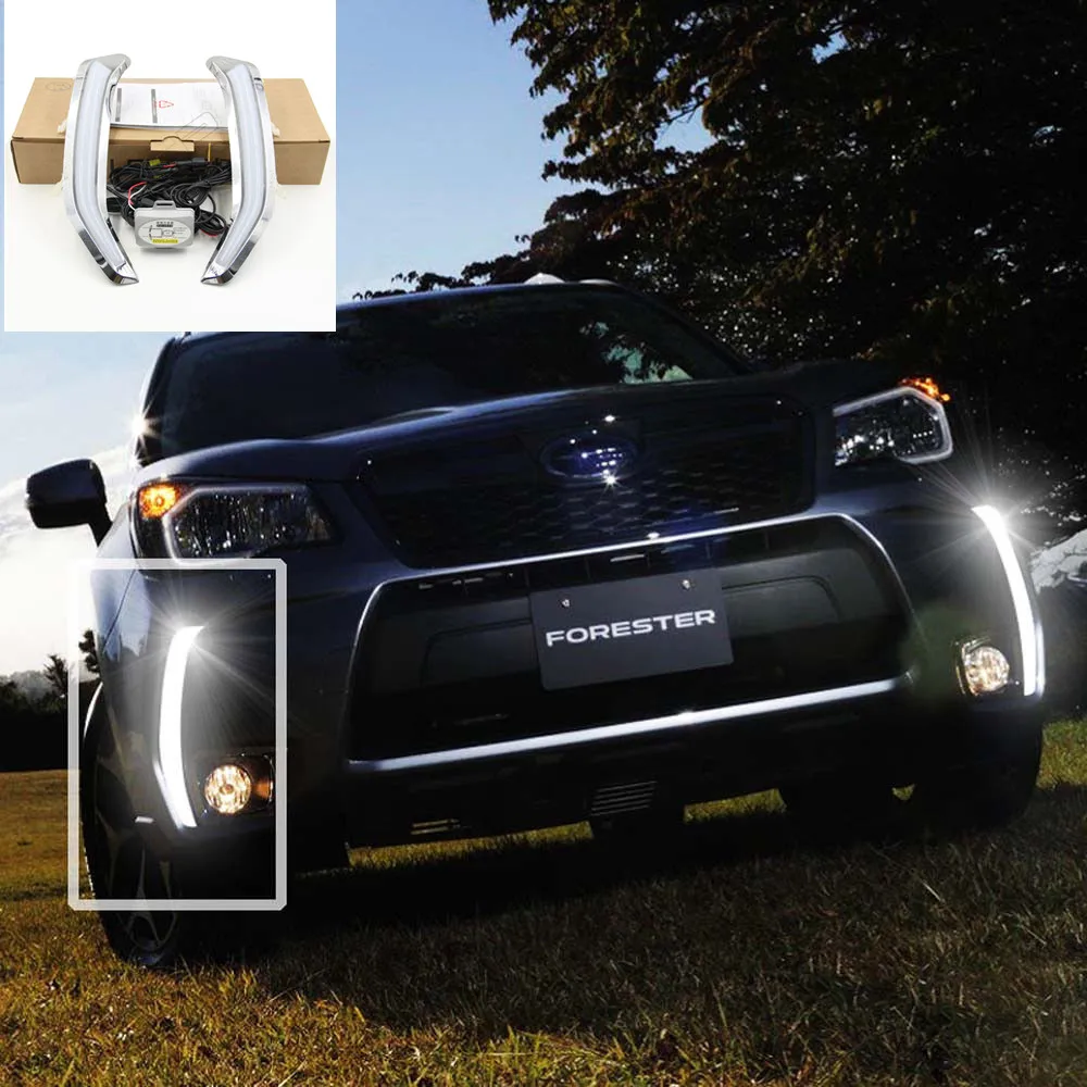 Быстрая Бесплатная Доставка! ForSubaru Forester XT светодиодный светильник дневного света