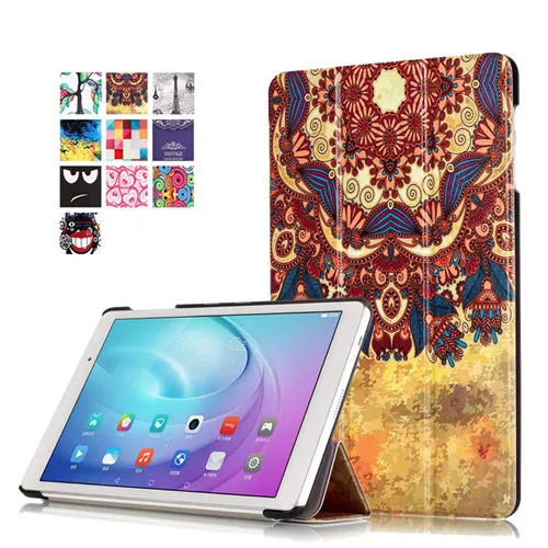 

T2 Pro 10 Flip Pu Leather Stand Case For Huawei MediaPad T2 10.0 Pro FDR-A01L FDR-A01W FDR-A03L A04Lcover +Screen Film+Pen