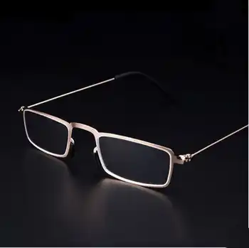 2017 High quality titanium alloy slim Reading Glasses Men anti fatigue Eye glasses oculos de grau Women gafas de lectura