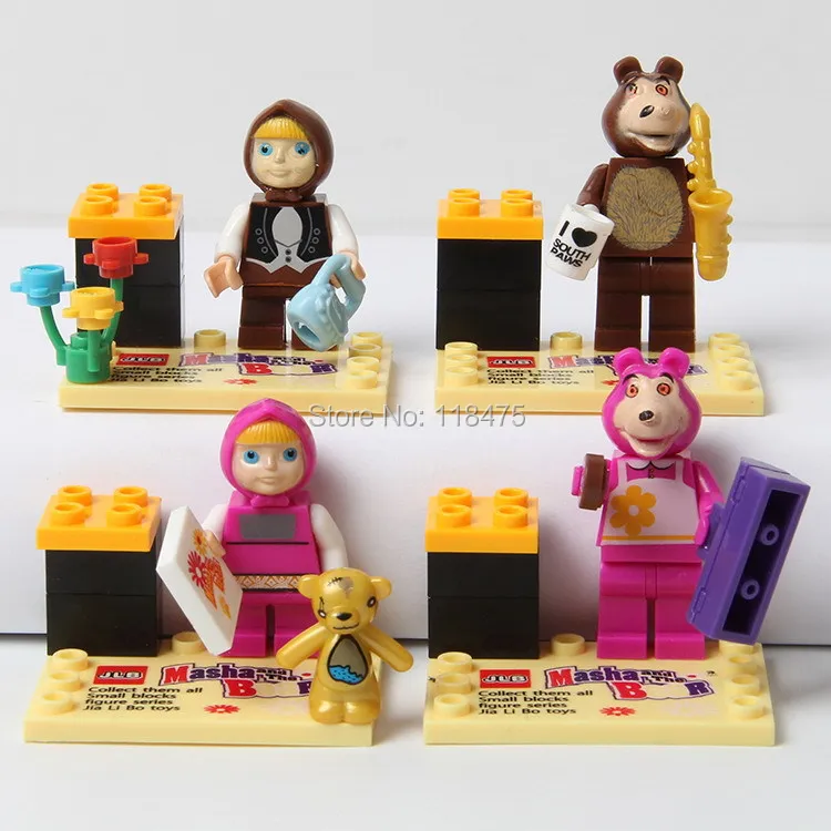 masha and the bear blocks