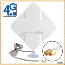 2 шт. LTE 4G антенна 35dBi SMA разъем B593 B880 B310 B315 ZTe MF283 MF285 беспроводной 4G маршрутизатор