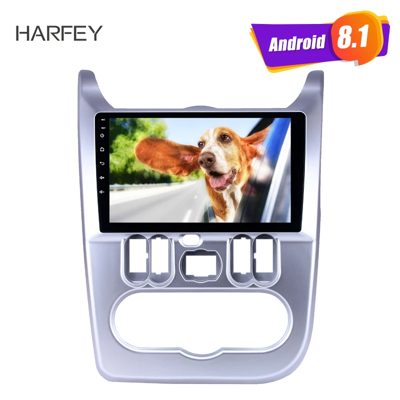 Harfey for Renault Duster/Logan 2009-2013 9 inch Android 8.1 HD Touchscreen Bluetooth GPS Radio USB