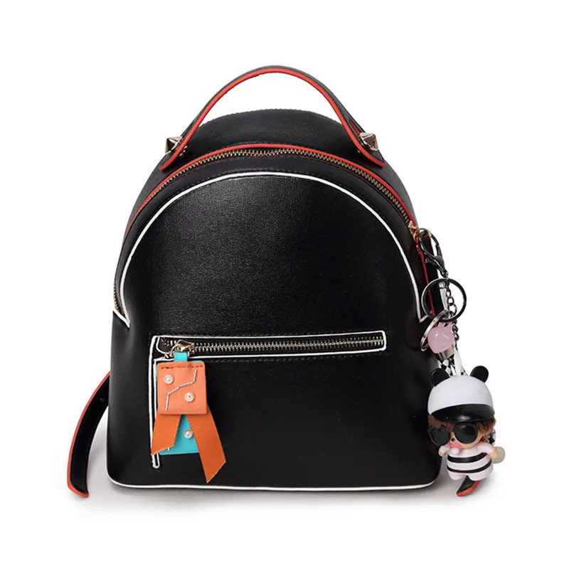 

Double Shoulder Bag Lady bag 2018 Spring hot Korean version stylish simple mini backpack