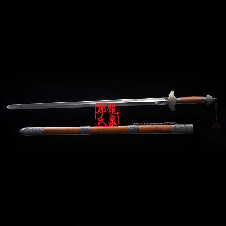 Antique Bronze Chinese Long Sword Flexible Blade Stainless Steel