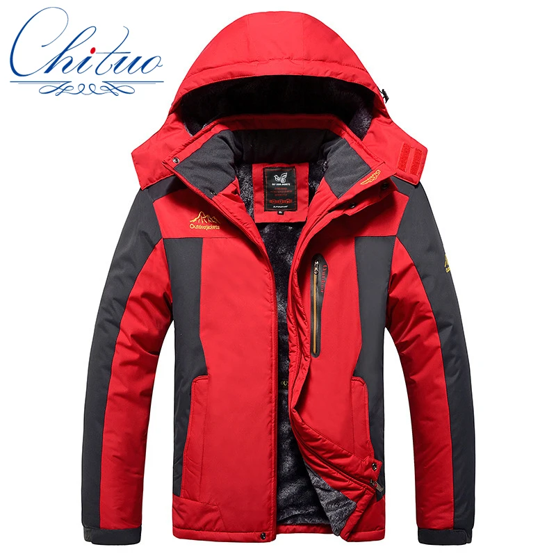 new winter big yards Plus thick velvet Men s coat jacket men s Wind and waterproof
