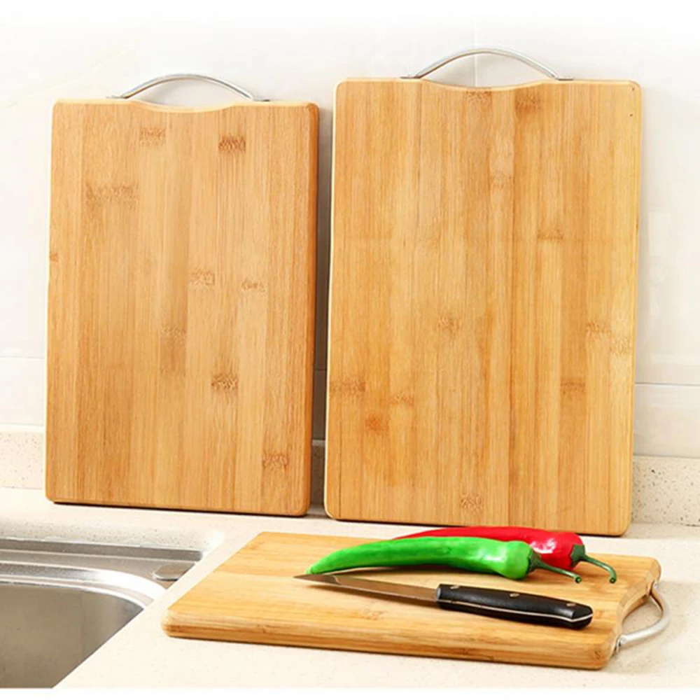 

Durable Cutting Board Bamboo Chopping Block Mat Kitchen Accessories Thicken Anti-slip Easy Clean