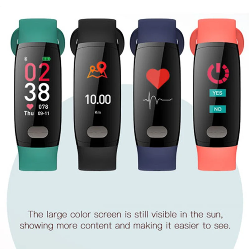 Teamyo B51 Smart Wristband ECG+PPG Blood Pressure Fitness Tracker Smart band IP67 Waterproof Pedometer Bracelet for android ios