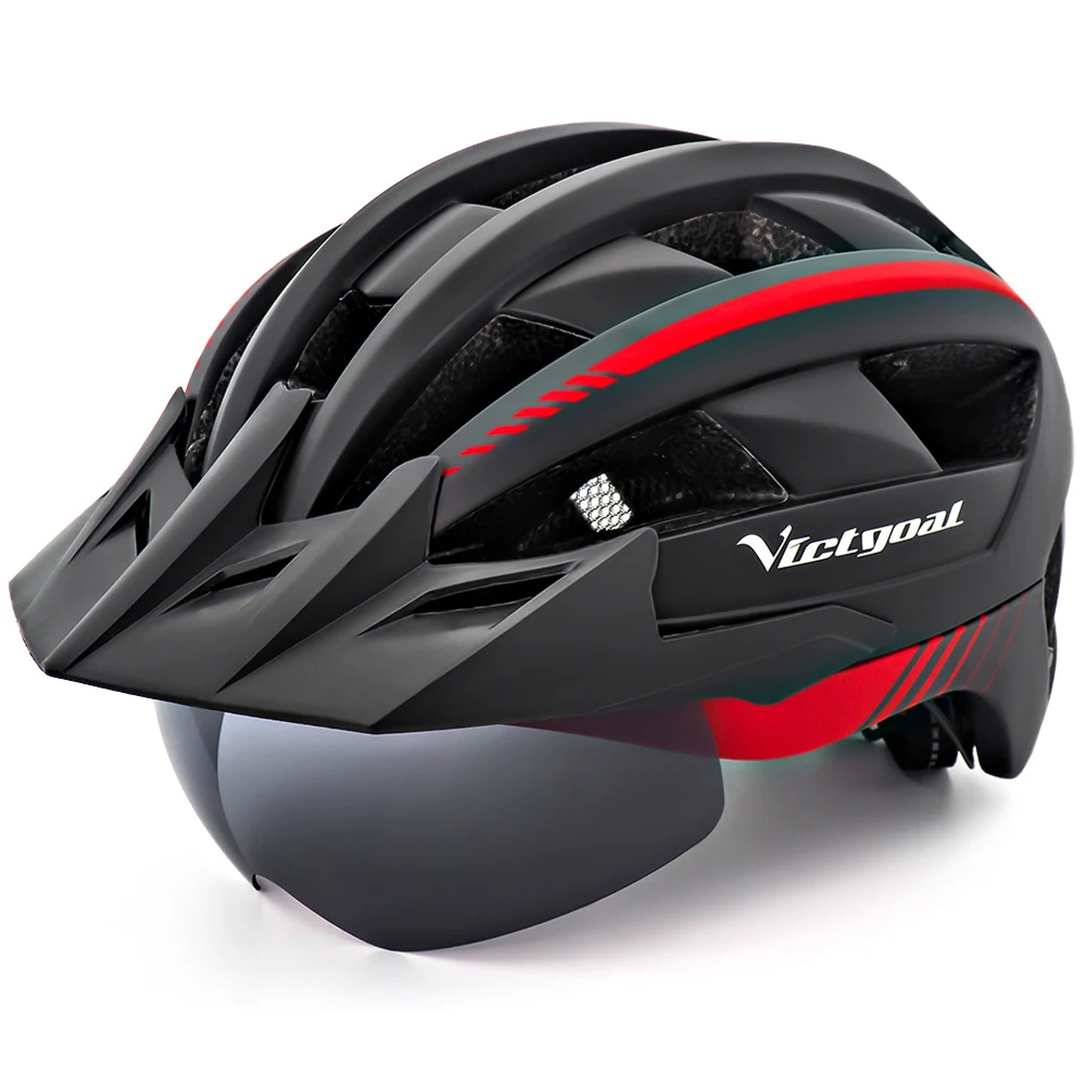 VICTGOAL велосипедный шлем линзы Магнитный шлем очки велосипедные шлемы щит MTB шоссейные велосипедные шлемы аксессуары для ночного велоспорта