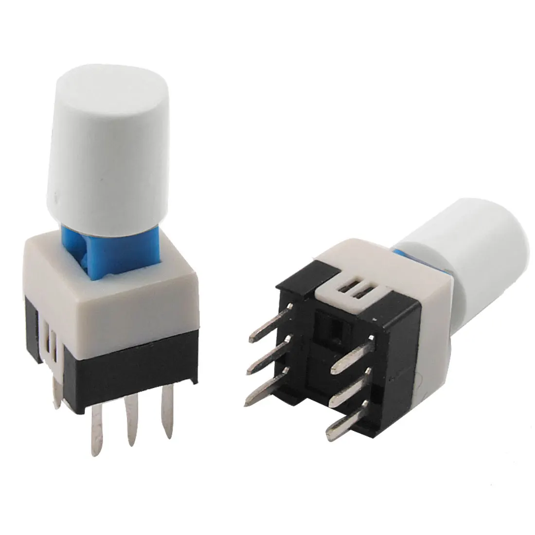 

UXCELL Contact Type 10 Pcs 7 X 7Mm X 16Mm Pcb Momentary Tact Tactile Push Button Switch 6 Pin W Cap Contact\ Momentary