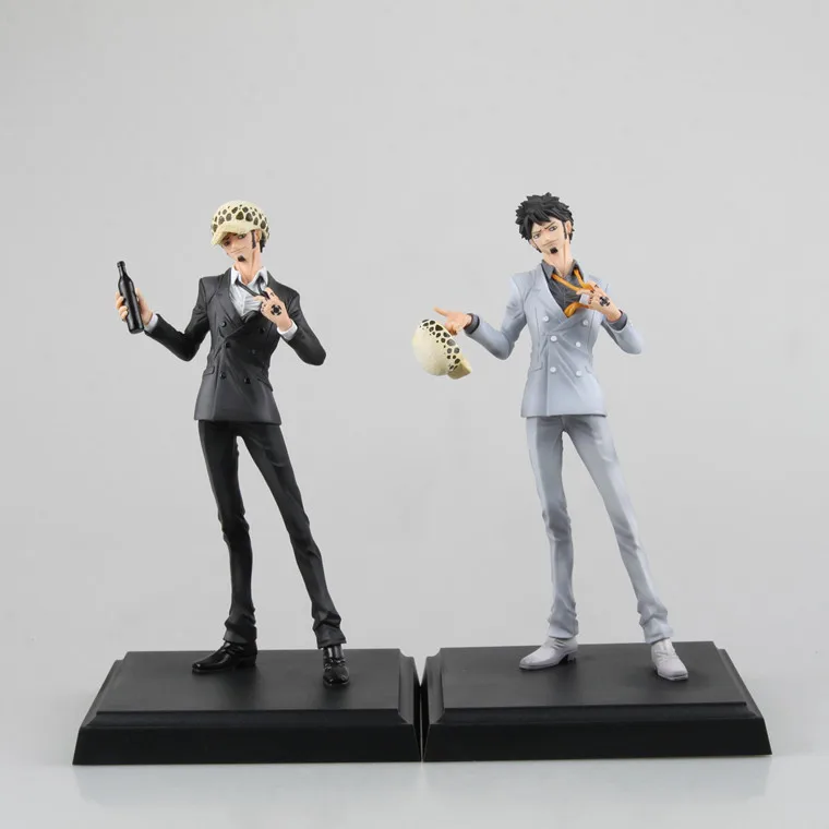 

Anime One Piece Trafalgar Law in White & Black Suit PVC Action Figure Collectible Model Toy Dolls 24cm KT1300