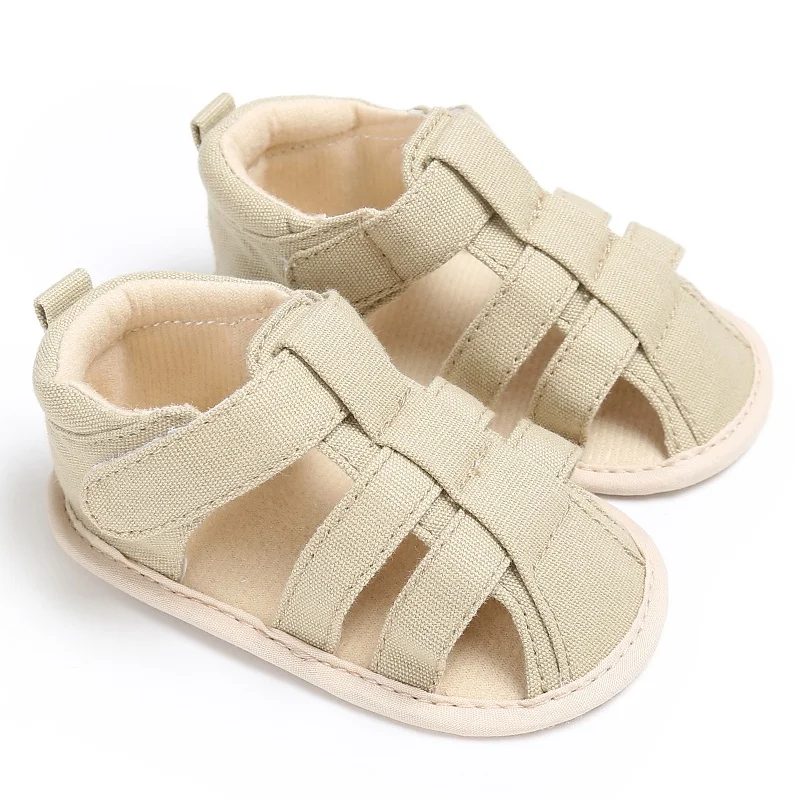 Летние детские тапочки для новорожденных девочек; открытая обувь для мальчиков; Повседневные Дышащие сандалии для детей 0-18 месяцев - Цвет: G2