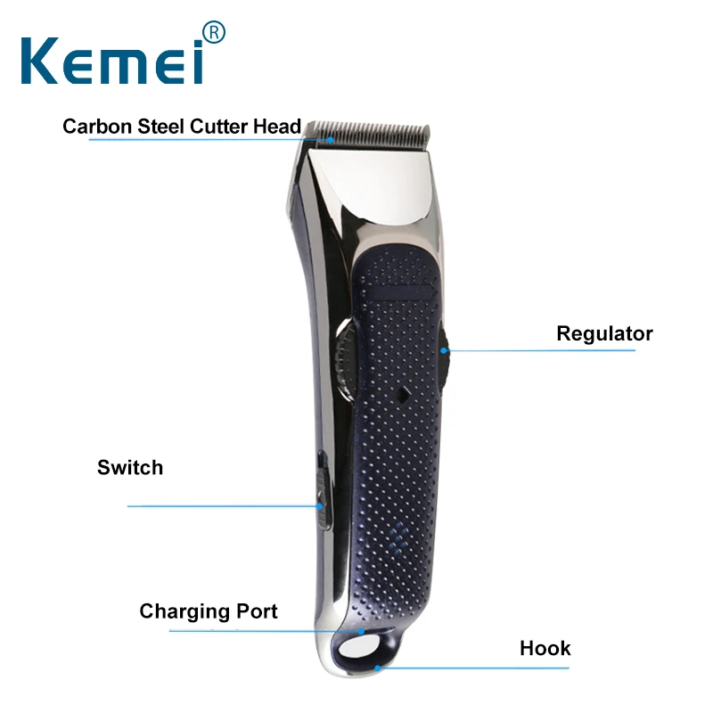 Kemei KM 5020 Новое поступление профессиональная перезаряжаемая машинка для стрижки