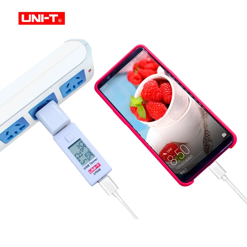 

UNI-T USB Voltage Testers U Disk Doctor Chargers Voltmeter Ameter UT658 UT658B Test MAX 9V with Data Storage USB Tester Meters