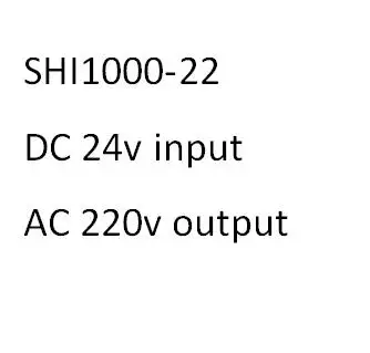 EPsolar бренд Прямая с фабрики Продукты 1000 Вт 1kw солнечных инверторов SHI1000-22 SHI1000-42 dc 24v 48v вход переменного тока выход - Цвет: 1