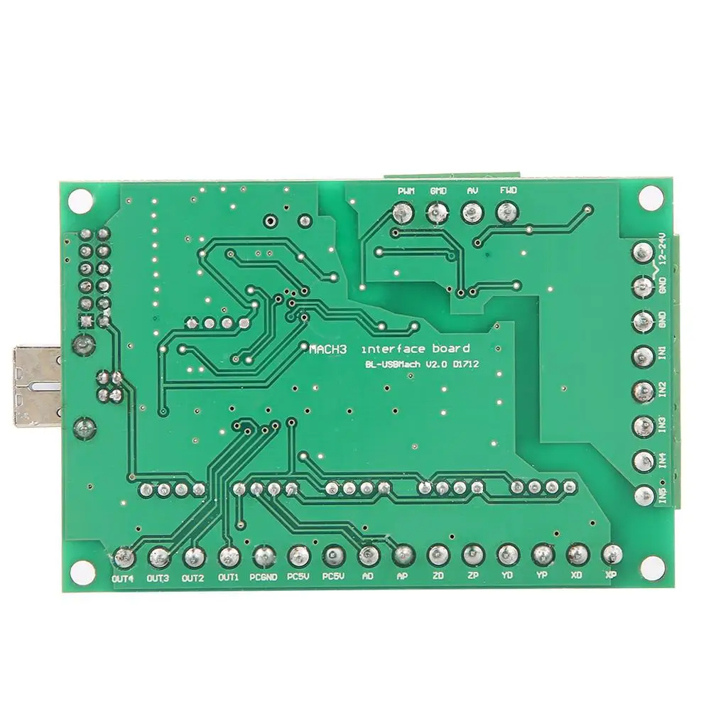 USB интерфейсная плата с ЧПУ MACH3, плата управления движением для гравировального станка, поддержка программного обеспечения MACH3
